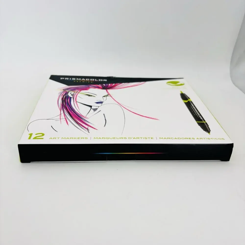 Prismacolor Premier Dual-Ended Art Markers, 12ct Many Colors. Great Condition.